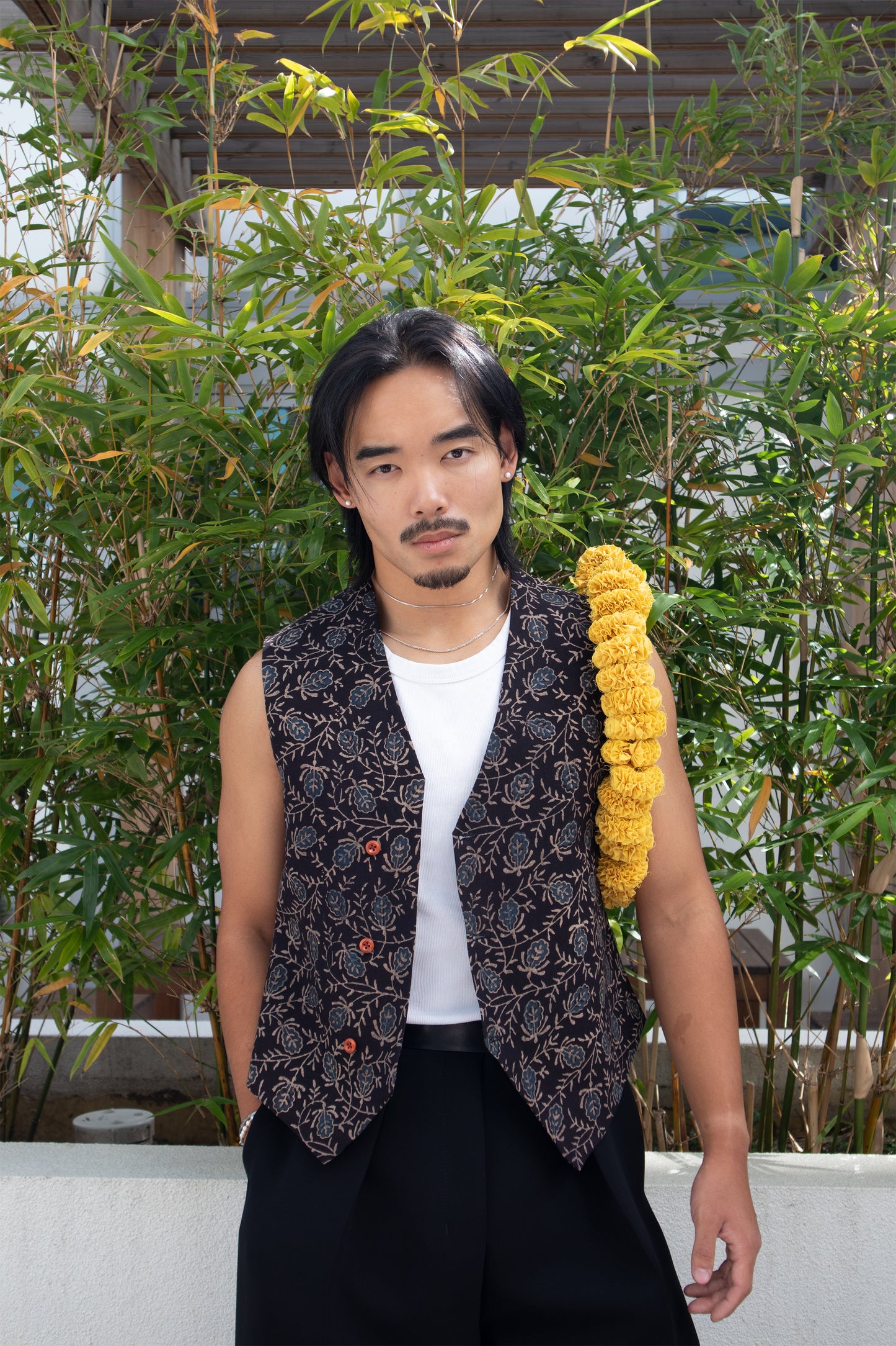 Chintz Cropped Vest