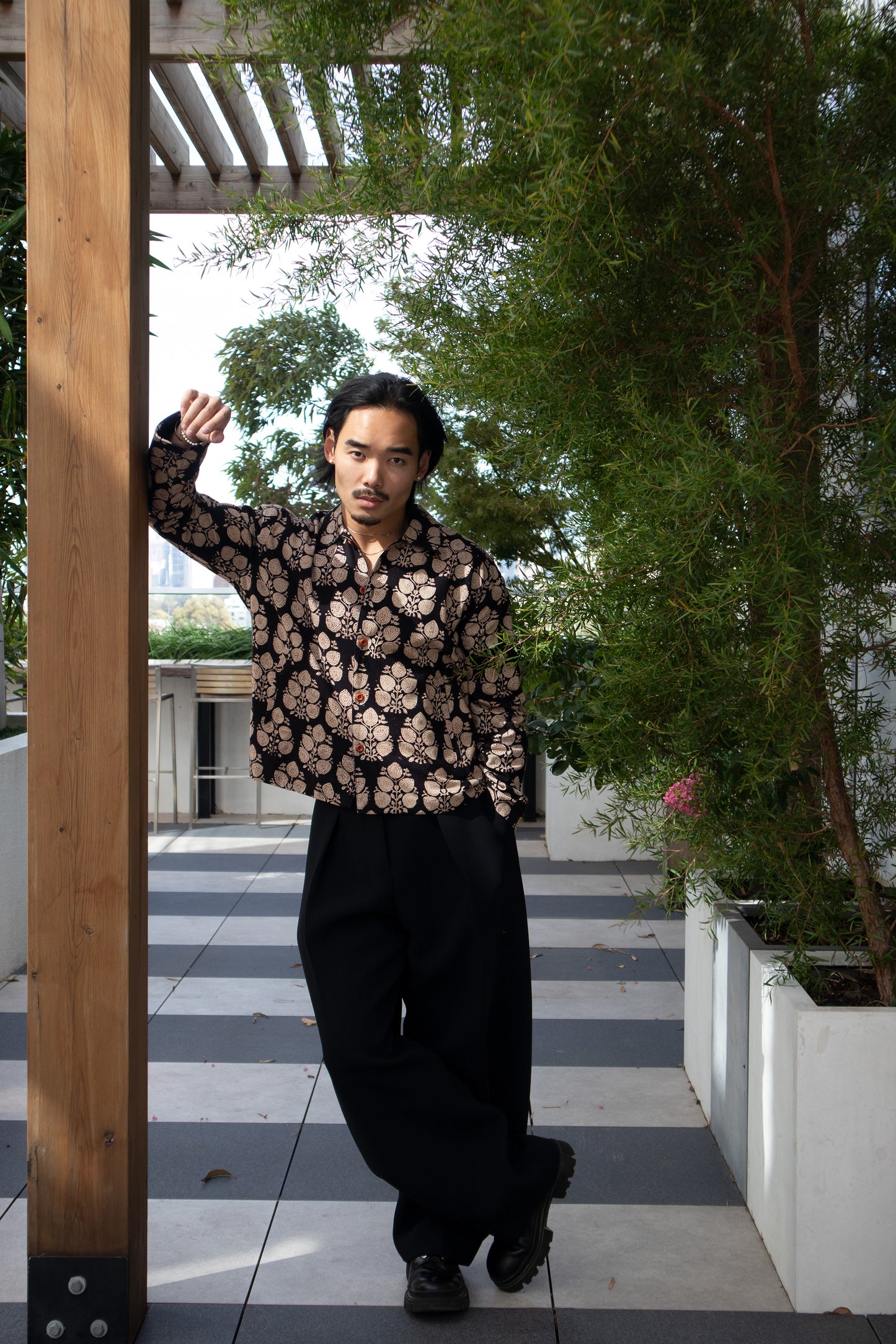 Flora Cropped Shacket